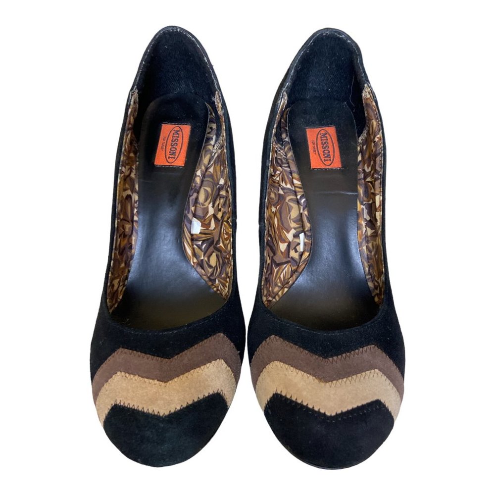 Missoni Suede Chevron Pumps – Size 6